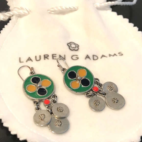 Lauren G. Adams with Ben Amun Chandelier Earrings - Picture 1 of 4